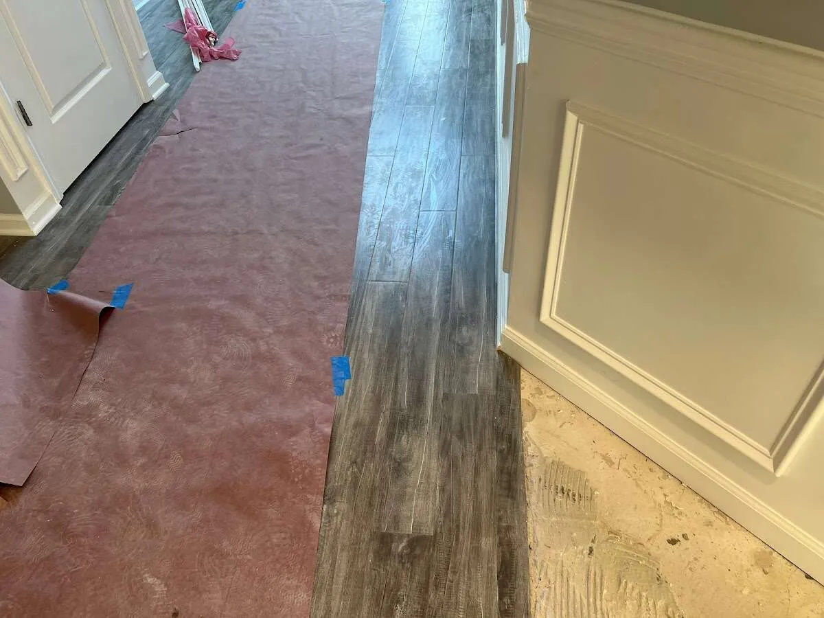 Completed marble shower restoration in River Vale